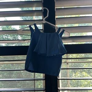 Blue active wear set size large girls